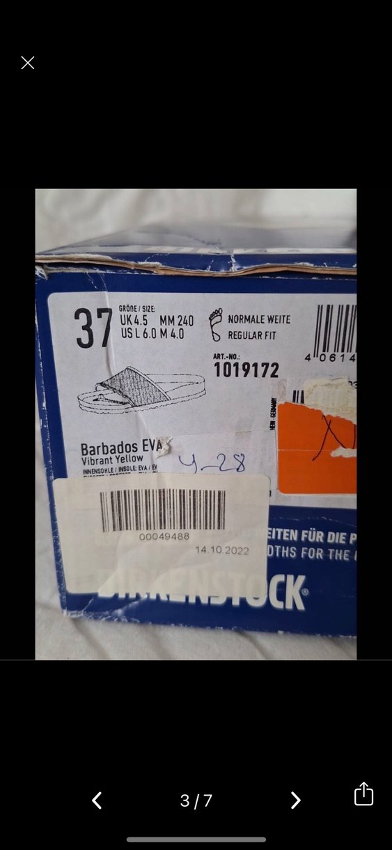 Sarı Kadın Birkenstock Bantlı Terlik - Görsel 3