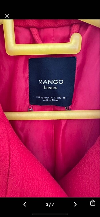 Mango Mango kırmızı kaban