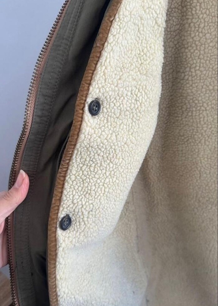 Zara haki parka - Görsel 5