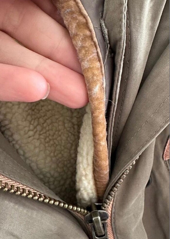 Zara haki parka - Görsel 4