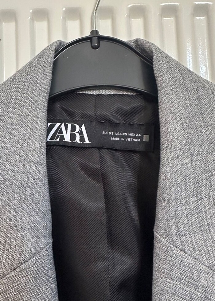 Zara gri blazer ceket - Görsel 2