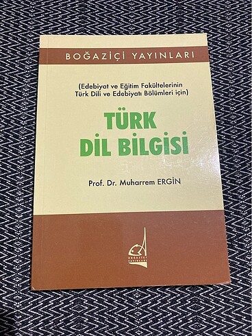 Prof.Dr. Muharrem ERGİN/ Türk Dil Bilgisi