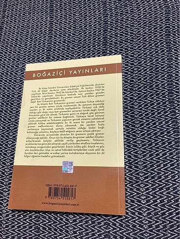 Prof.Dr. Muharrem ERGİN/ Türk Dil Bilgisi