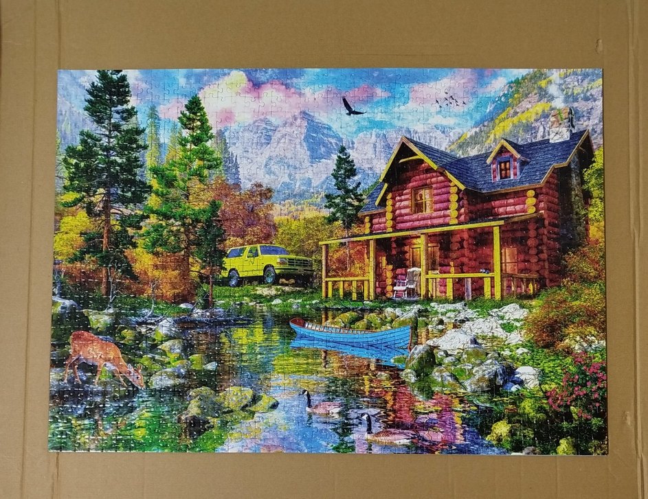 1000 parça çerçeveli puzzle - Görsel 3