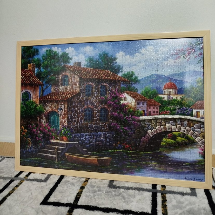 1000 parça çerçeveli puzzle - Görsel 2