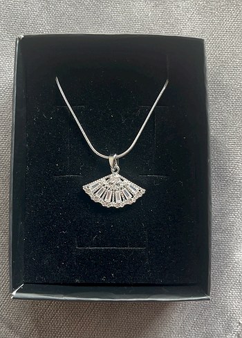 Silver Yelpaze Kolye