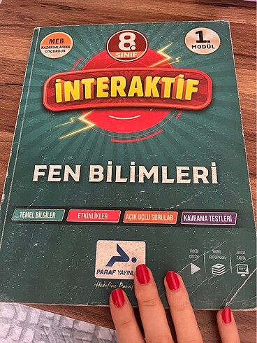 8. Sınıf Paraf Yayınları Fen Bilimleri Soru Bankası