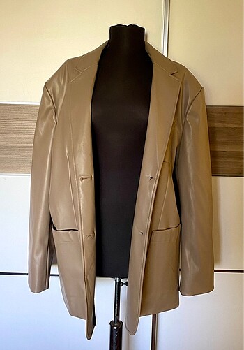 Deri Blazer Ceket