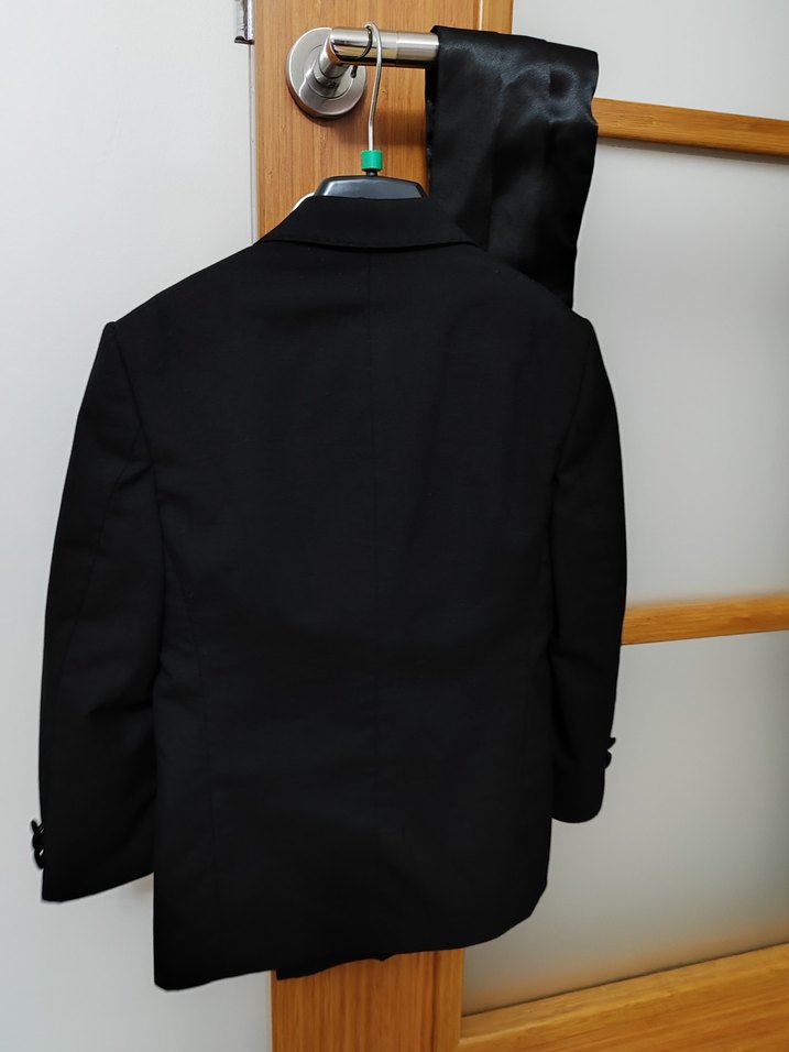 çocuk siyah  smokin takım elbise - Görsel 2