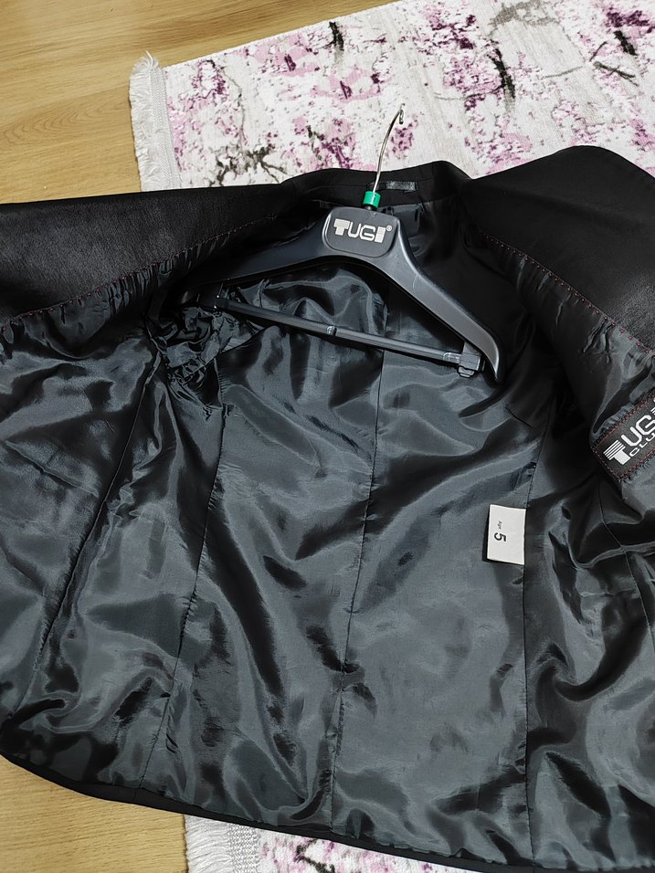 çocuk siyah  smokin takım elbise - Görsel 4