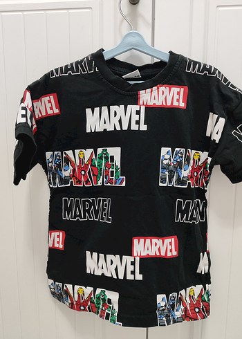 Zara zara muadil Marvel Baskılı Siyah Erkek Tişört takım