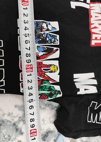 4 Yaş Beden siyah Renk zara muadil Marvel Baskılı Siyah Erkek Tişört takım