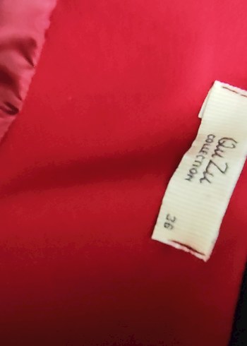 36 Beden kırmızı Renk QUZU BORDO Blazer Ceket