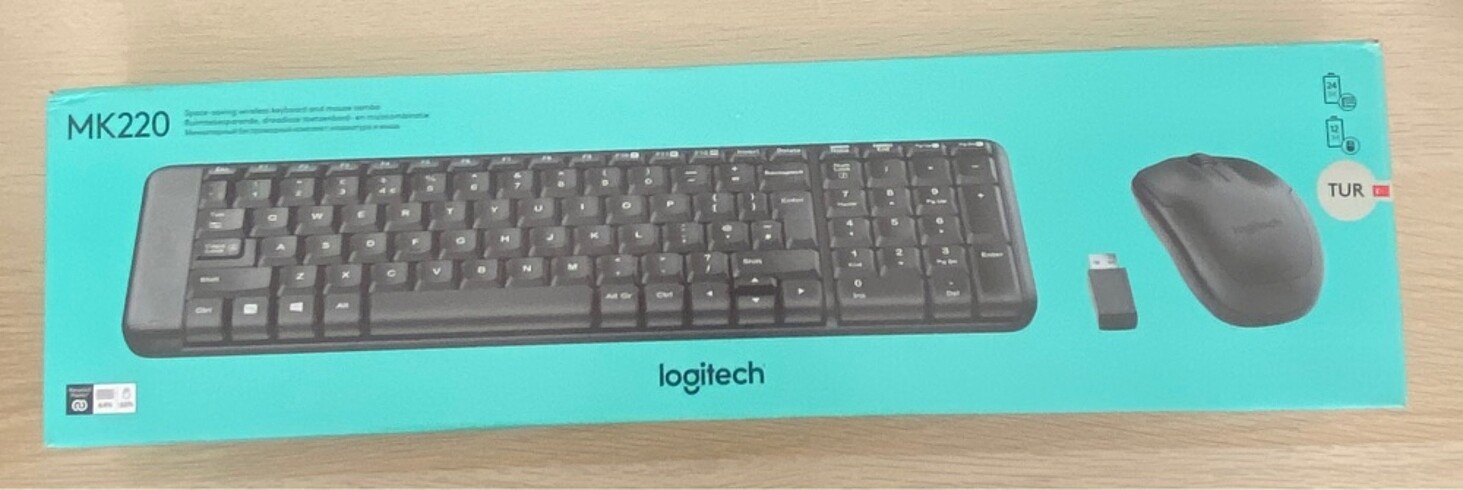 Logitech MK220 Klavye ve mouse seti