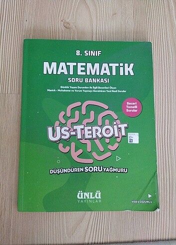 Ünlü Yayınları 8. sınıf Matematik Soru Bankası 