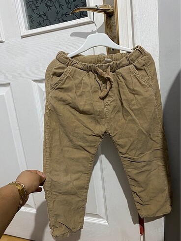 18-24 Ay Beden beyaz Renk Çocuk Pantalon