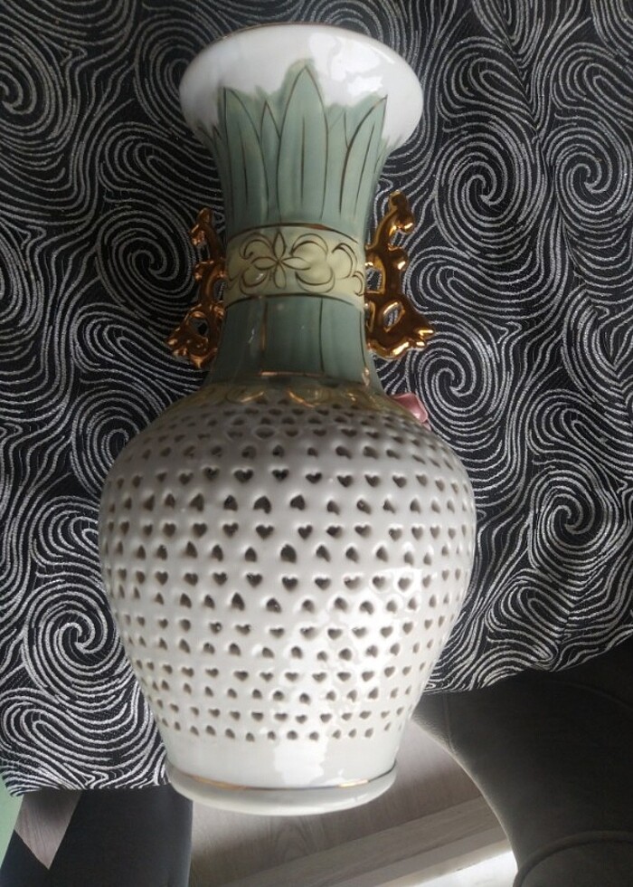 CAPODİMONTE ANTİKA VAZO - Görsel 5