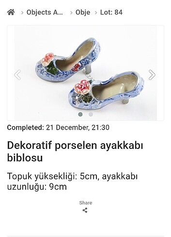 CAPODİMONTE MİNYATÜR AYAKKABI - Görsel 5