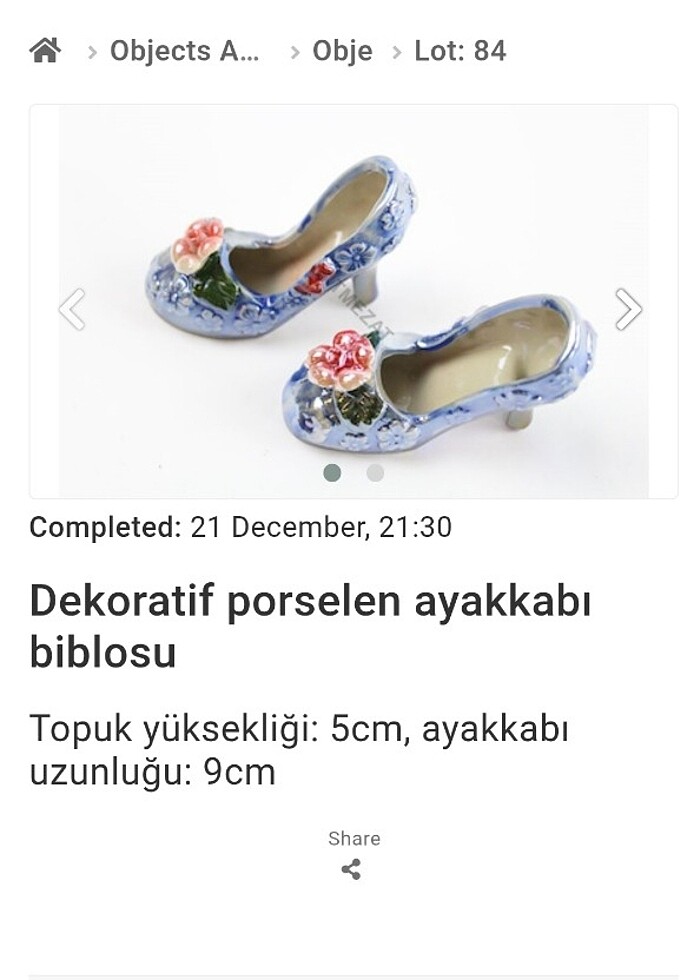 CAPODİMONTE MİNYATÜR AYAKKABI - Görsel 5