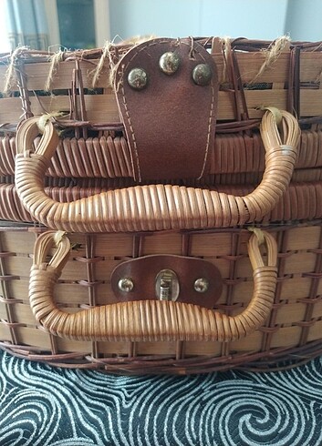 BAMBU PİKNİK SEPETİ - Görsel 5