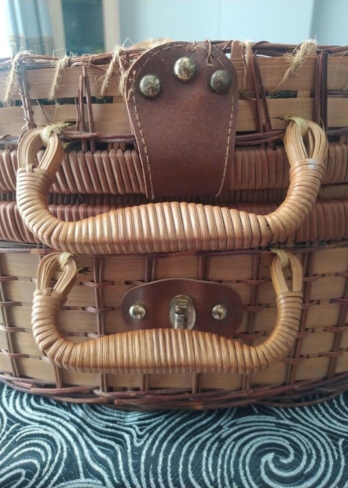 BAMBU PİKNİK SEPETİ - Görsel 5