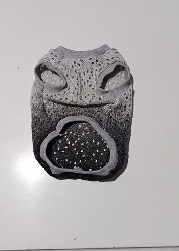 Fırfır detaylı triko petshop kıyafet - Görsel 3