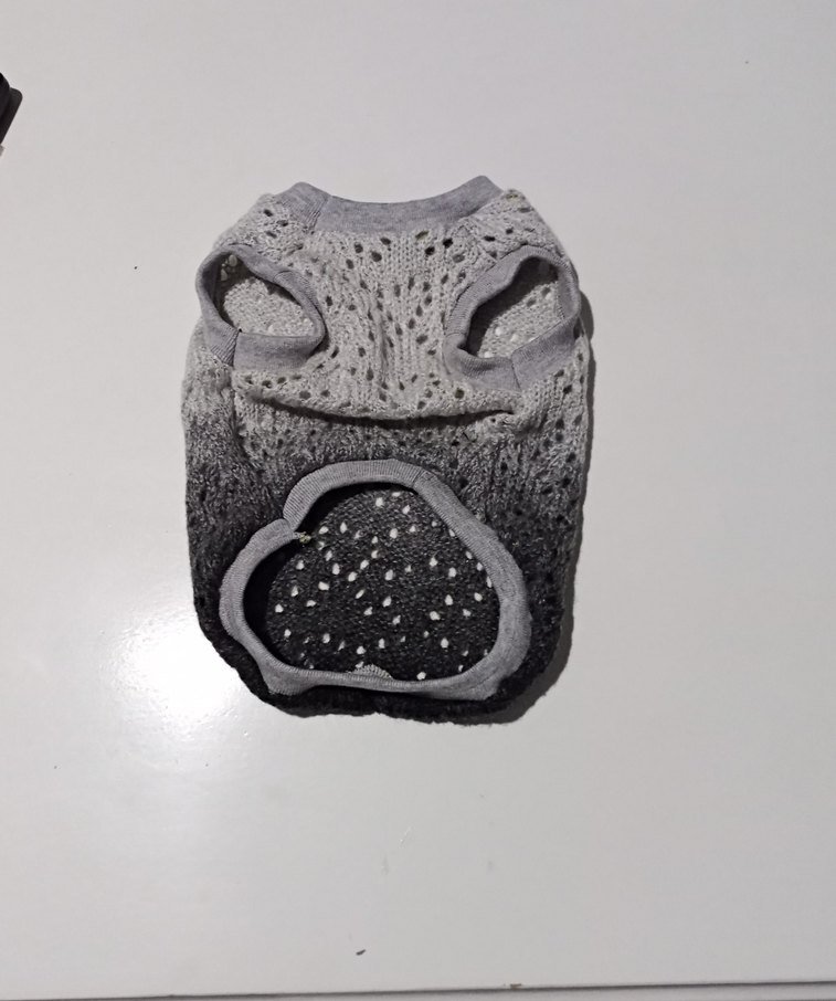 Fırfır detaylı triko petshop kıyafet - Görsel 3