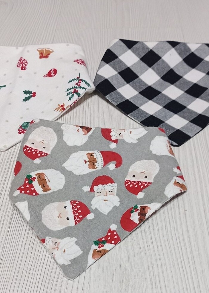 Bebek önlüğü fular - Görsel 4