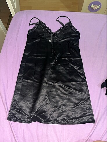 xs Beden H&M Saten Elbise&Gecelik