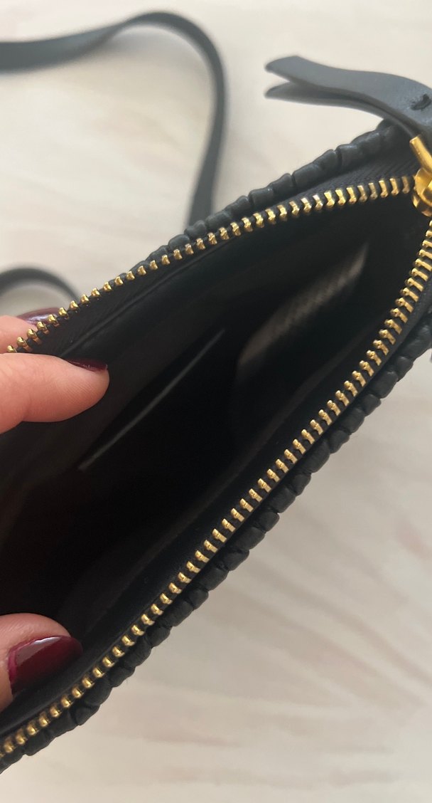 Zincir Detaylı Siyah Deri Kadın Çanta - Görsel 4