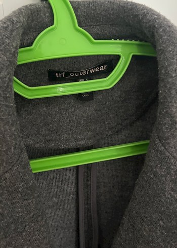 Düğmeli Antrasit Kaban - Görsel 3