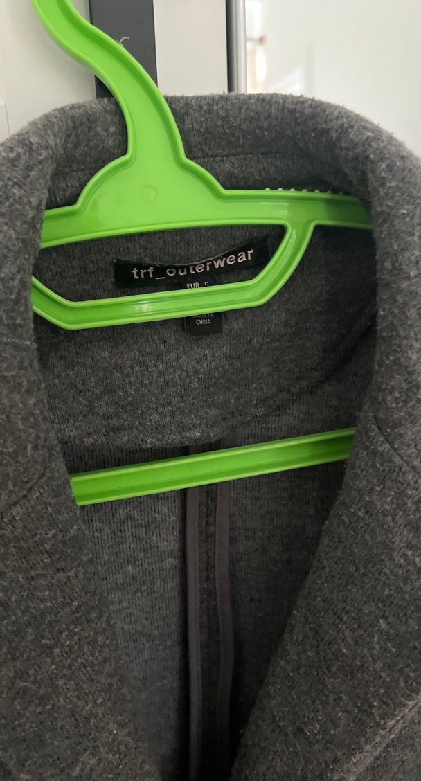 Düğmeli Antrasit Kaban - Görsel 3