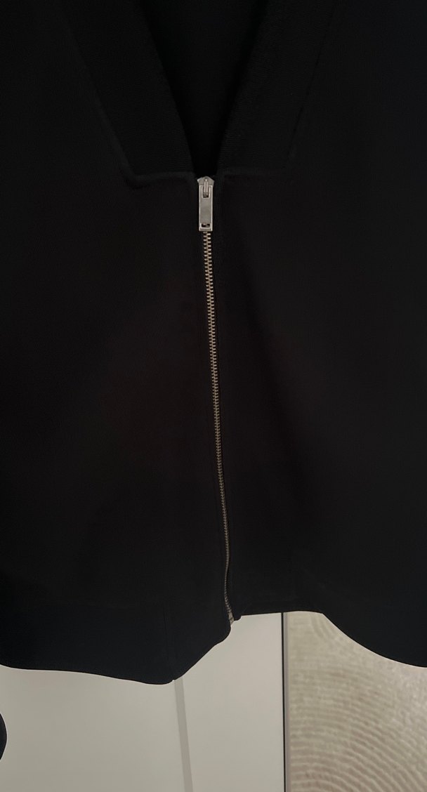 Fermuarlı Siyah Kadın Ceket - Görsel 2