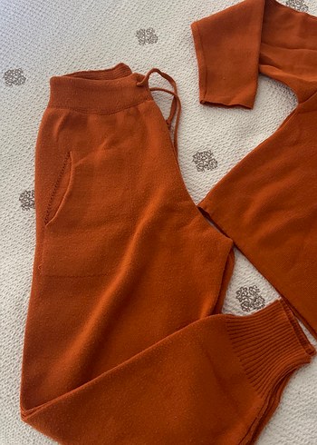 Turuncu triko eşofman takımı - Görsel 3