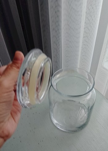 Beden Cam Kapaklı Mutfak Saklama Kavanozu