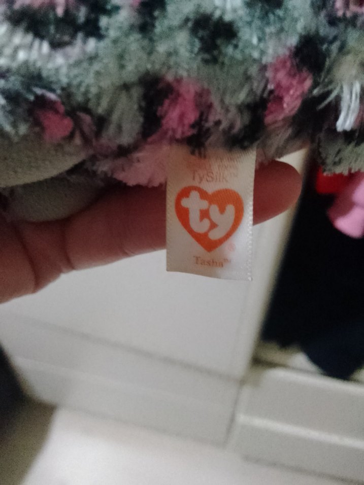 Gri ve Pembe Leopar Desenli Peluş Oyuncak - Görsel 4