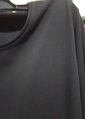 Uzun Siyah bluz ve hırka - Görsel 4