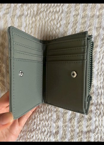 Gri Fermuarlı Kadın Cüzdanı - Görsel 3