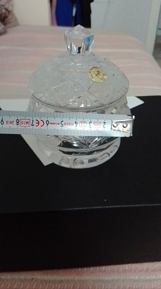 Kristal Kapaklı Küçük Dekoratif Şekerlik - Görsel 4