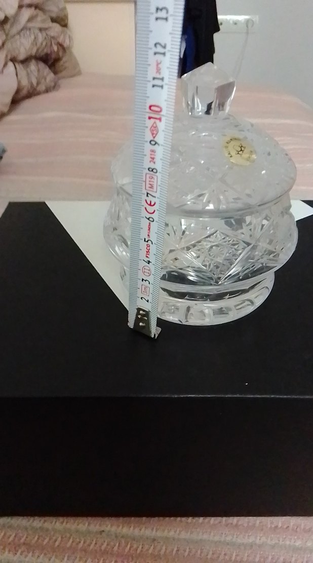 Kristal Kapaklı Küçük Dekoratif Şekerlik - Görsel 3