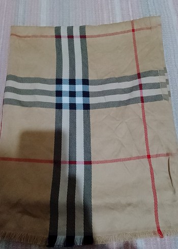 Kadın Kahverengi Salaş Desenli Atkı - Görsel 5