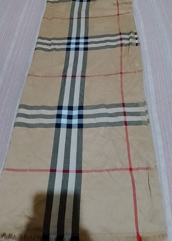 Kadın Kahverengi Salaş Desenli Atkı - Görsel 3