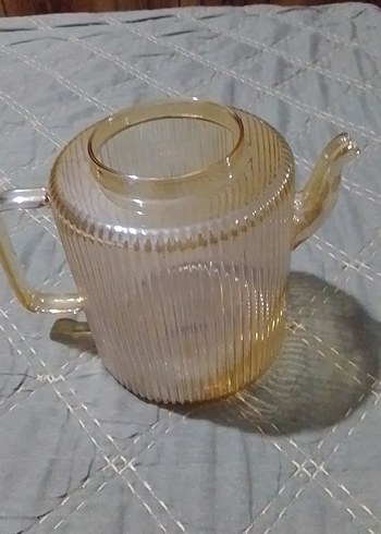 Perotti Bej Renkli Şeffaf Cam Demlik - Görsel 3