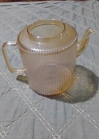 Perotti Bej Renkli Şeffaf Cam Demlik - Görsel 2