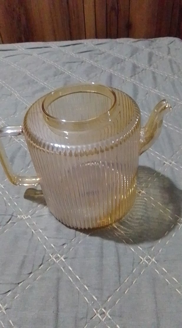 Perotti Bej Renkli Şeffaf Cam Demlik - Görsel 3