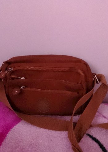 Kahverengi krinkil Kadın Çapraz Çanta - Görsel 3