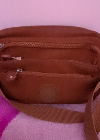 Kahverengi krinkil Kadın Çapraz Çanta - Görsel 2