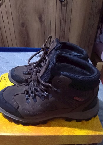 Scooter kahverengi su geçirmez hakimi deri bot - Görsel 3