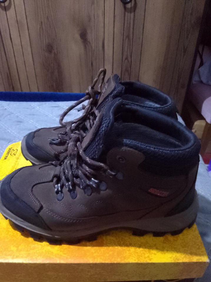 Scooter kahverengi su geçirmez hakimi deri bot - Görsel 3