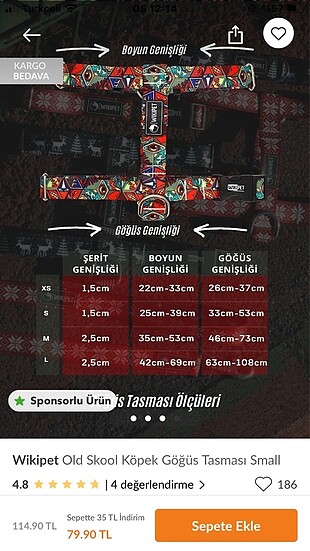 Beden Renk Göğüs Tasması